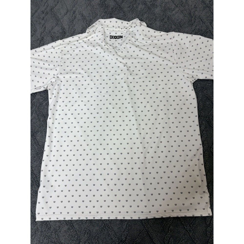 DIXXON Flannel Co Polo Shirt Mens XL Brochacho White D Sport Performance - Picture 3 of 8